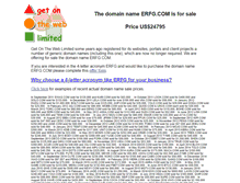 Tablet Screenshot of erfg.com